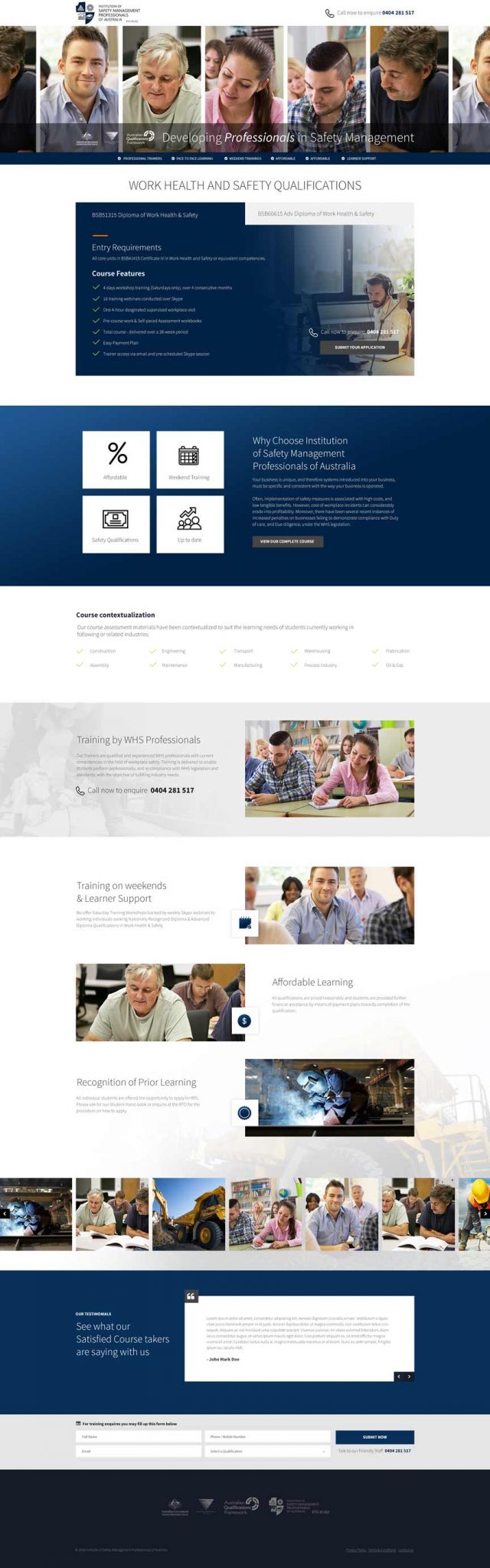 ISMPA website design
